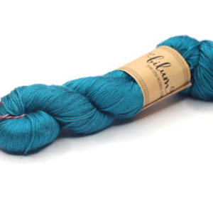KALANG2 - kézzel festett fonal - 100g - selyem - 408-3 kékeszöld