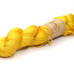 KALANG2 - kézzel festett fonal - 100g - selyem - 463-3 pitypang sárga