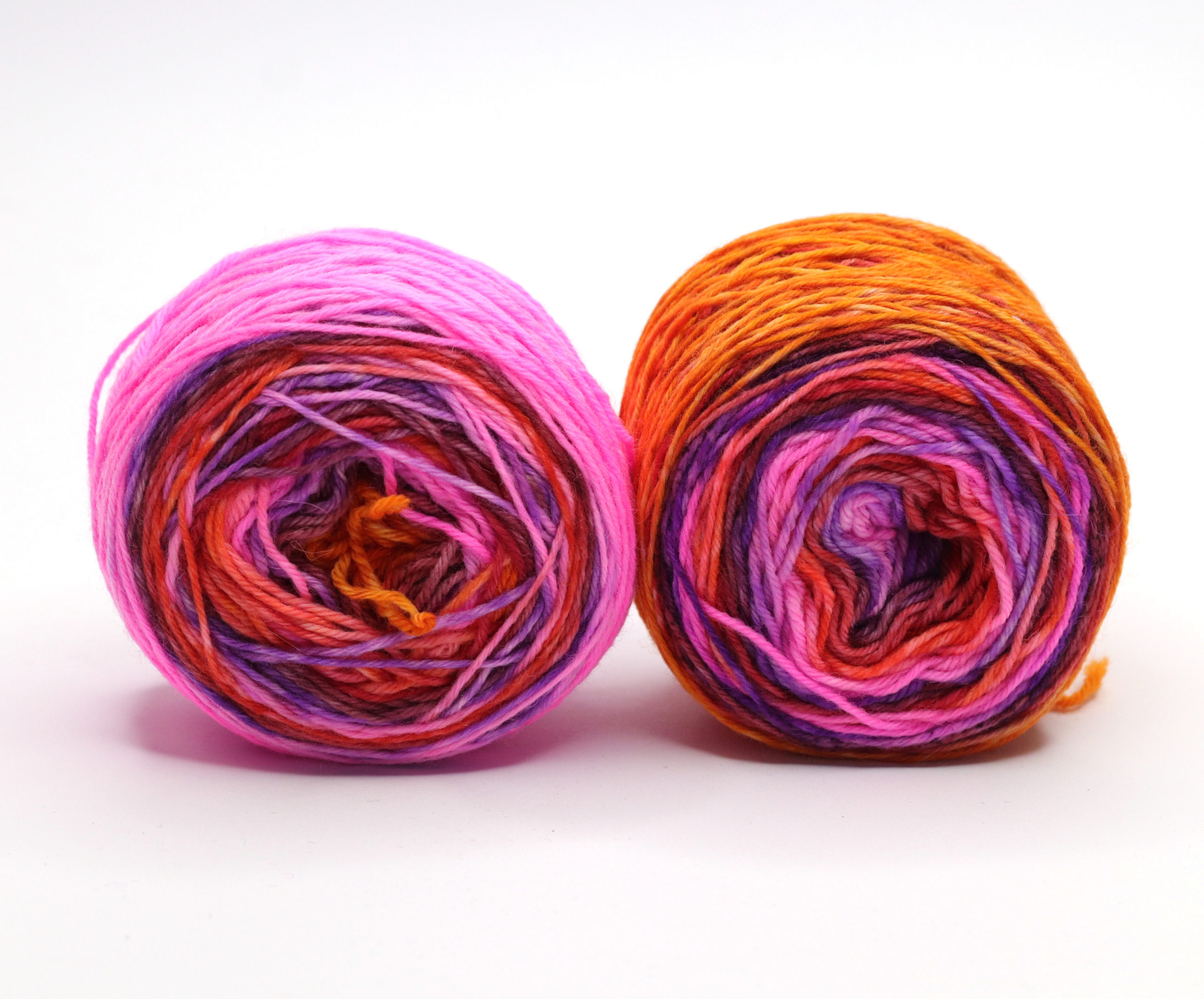 SOK - kézzel festett hibrid zoknifonal - 2x50g - 240310 OOAK!