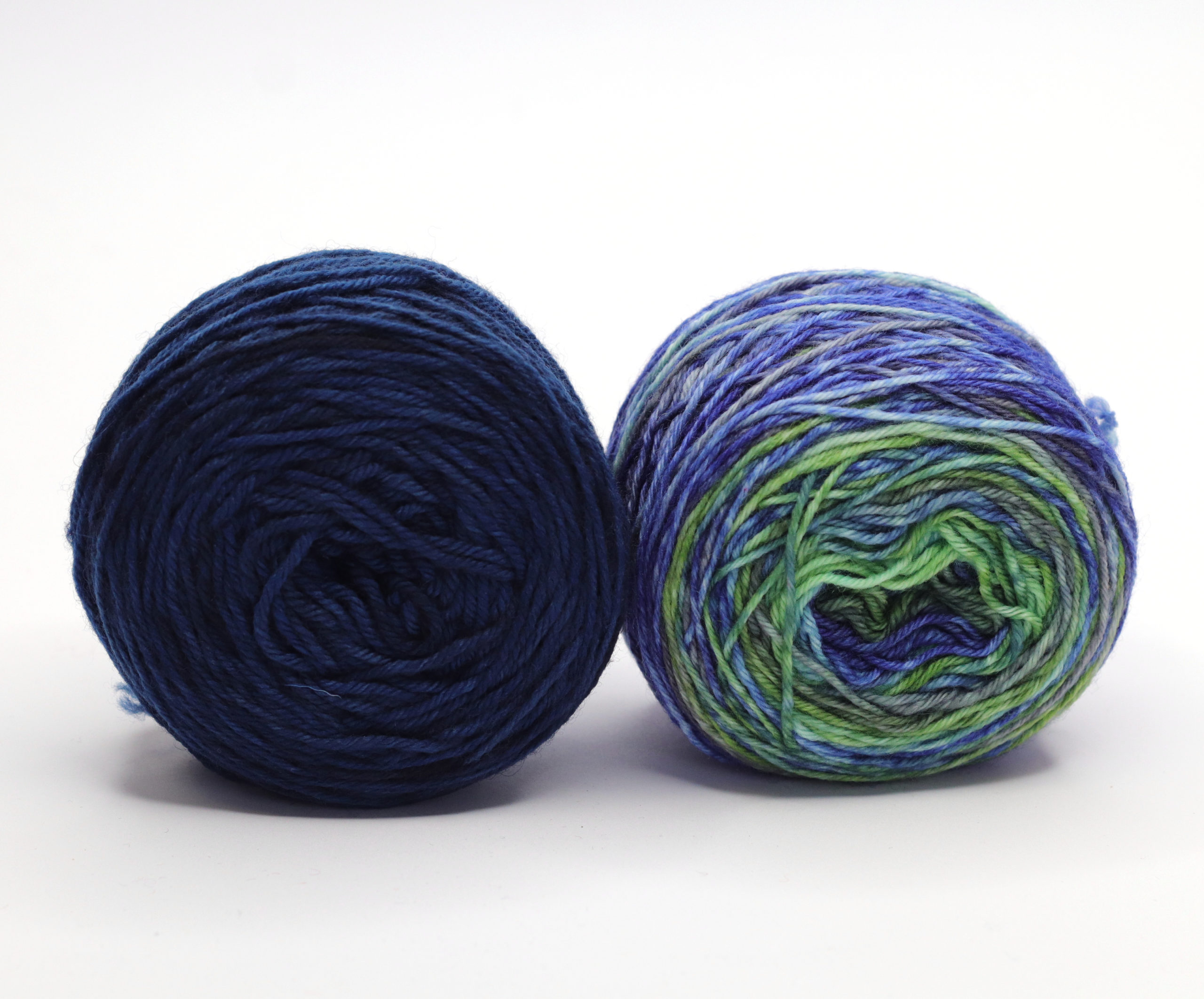 SOK - kézzel festett hibrid zoknifonal - 2x50g - 240315 OOAK!